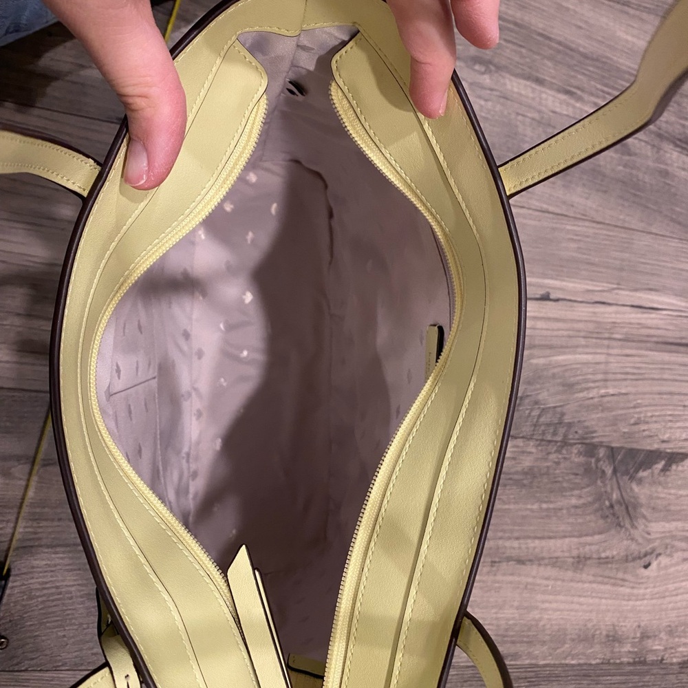 Kate Spade Yellow and Blue Floral Tote - Picture 4 of 4